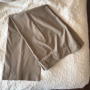 Wide Leg Tan Pants